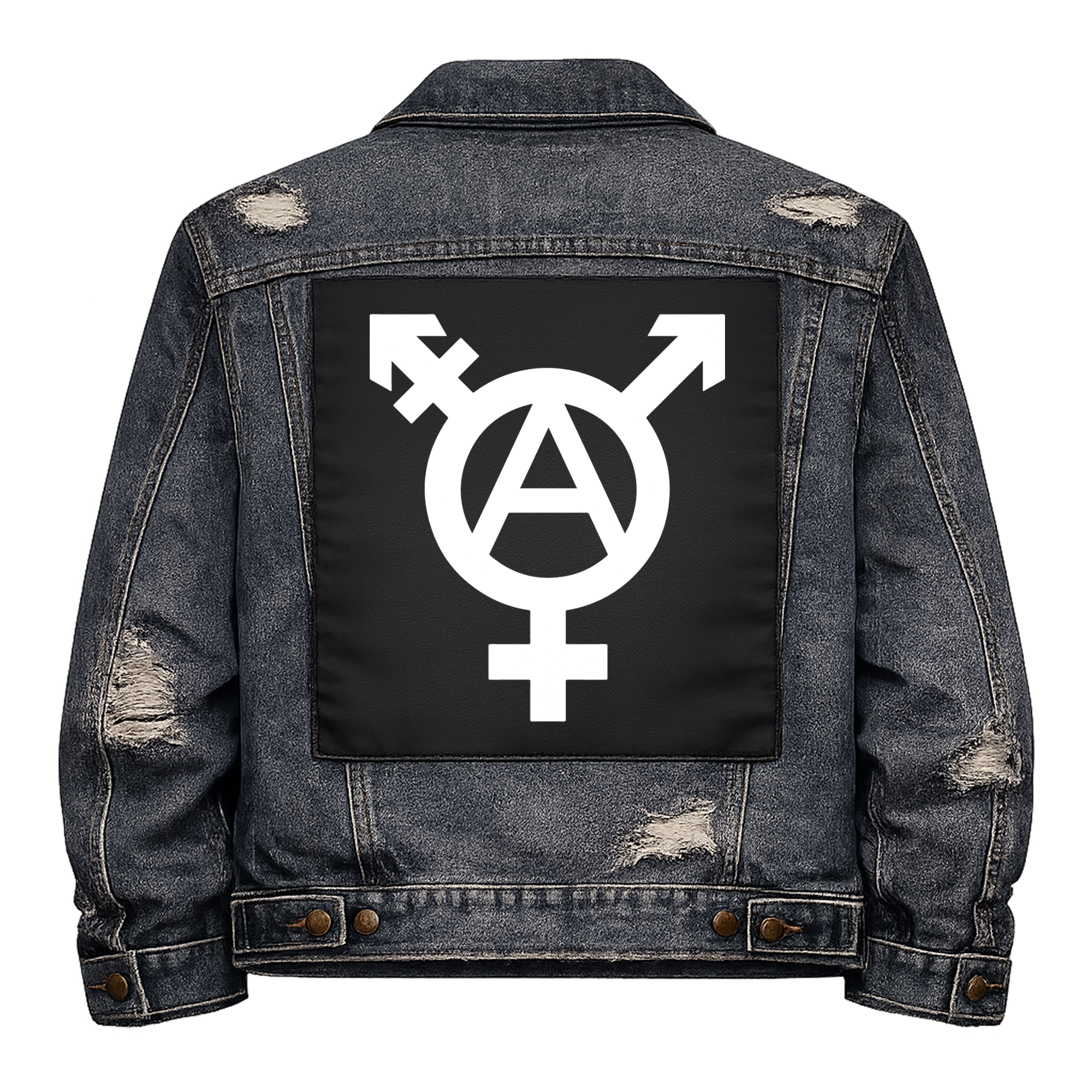 Trans Anarchy Back Patch – Chaos Creations