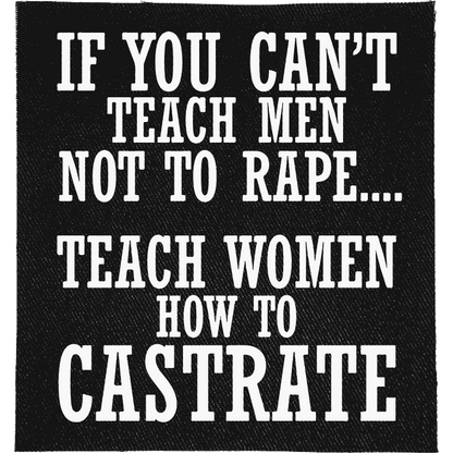 Teach Women to Castrate Patch image 0