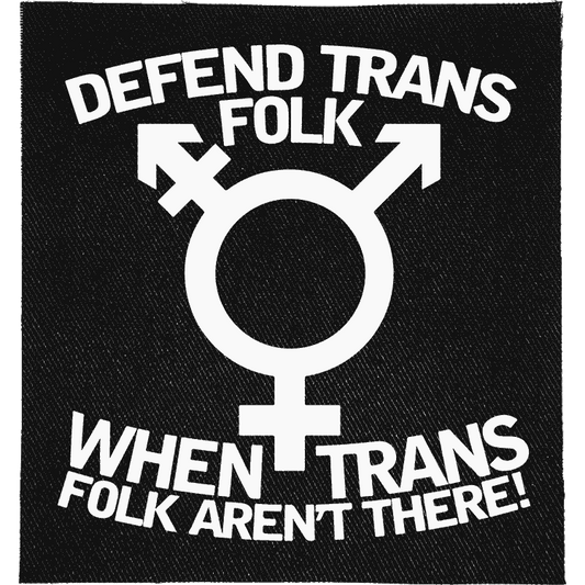 Defend Trans Folk Patch image 0