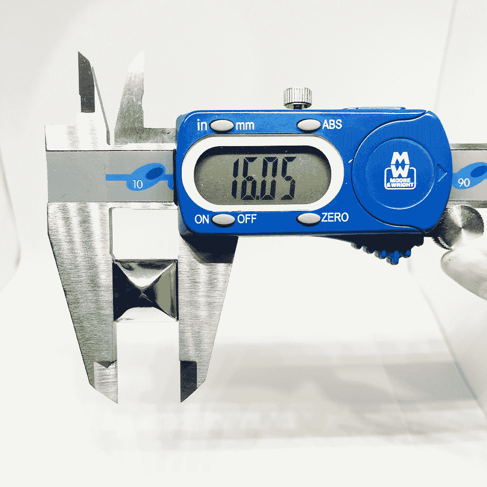 Silver Pyramid Studs image 1