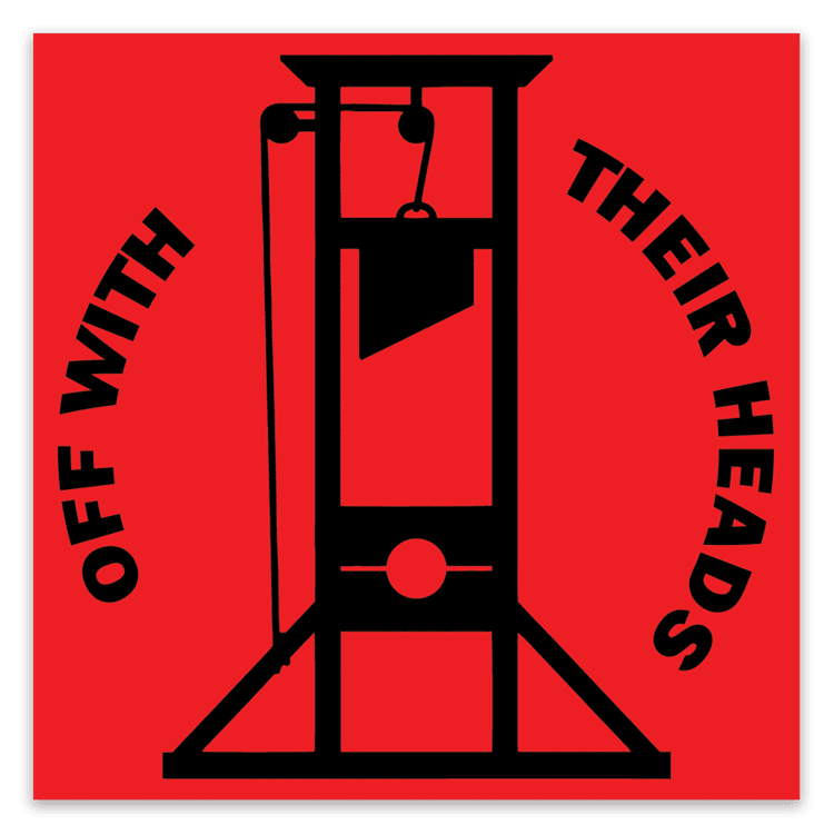 Off With Their Heads Stickers image 0