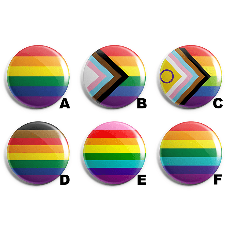 Rainbow Flags Pin Badge Pack image 1