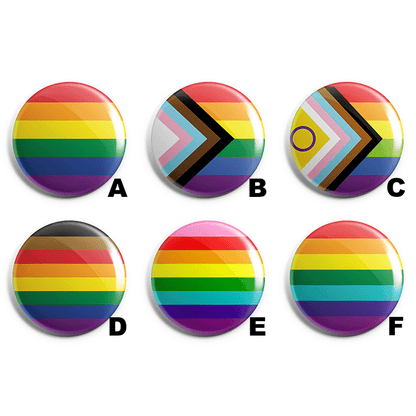 Rainbow Flags Pin Badge Pack image 1