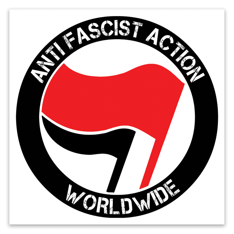 Anti Fascist Action Worldwide Stickers image 0
