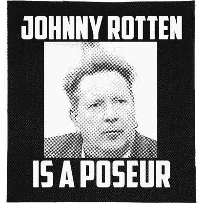 Johnny Rotten is a Poseur Patch image 0