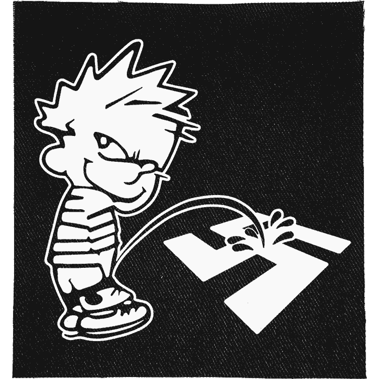 Piss on Nazis Patch image 0