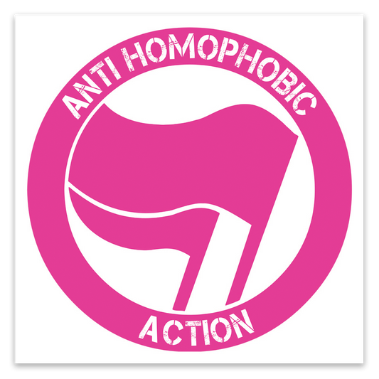 Anti Homophobic Action Stickers