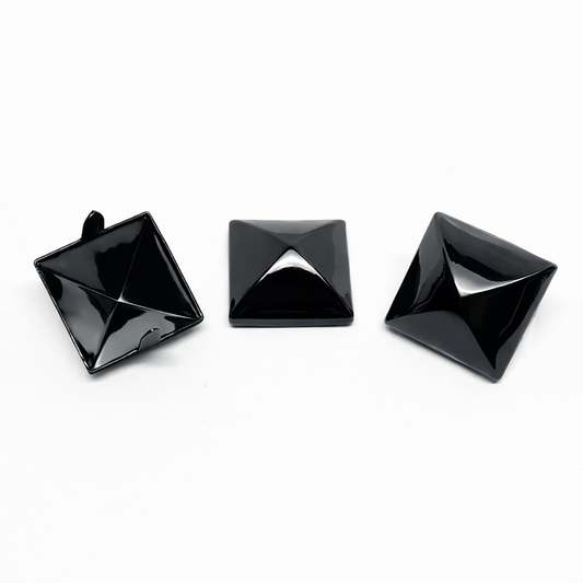 Black Pyramid Studs