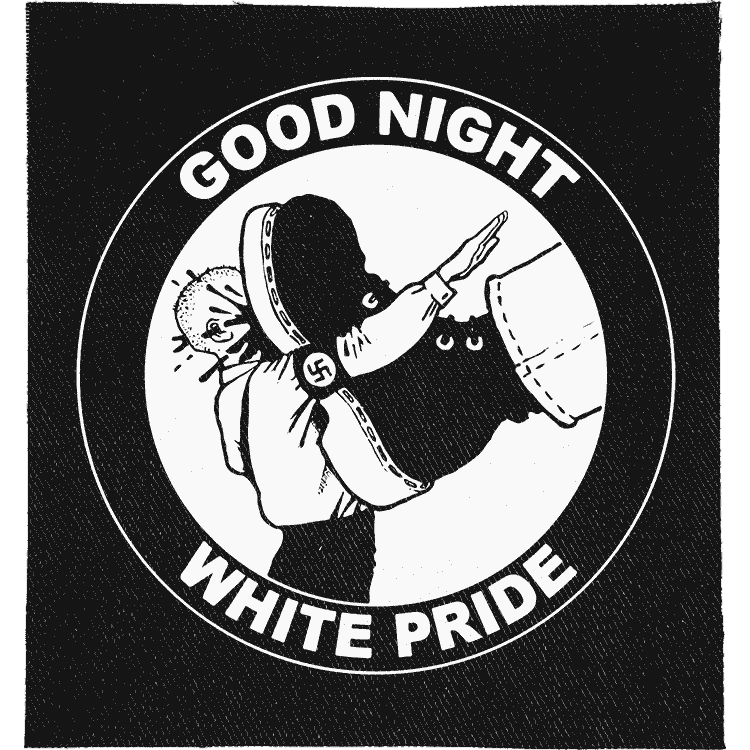 Goodnight White Pride Patch image 0
