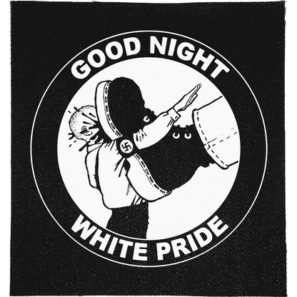 Goodnight White Pride Patch image 0