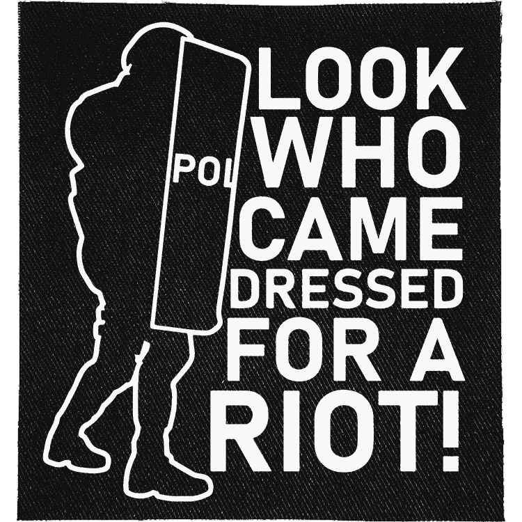 Dressed for a Riot Patch image 0