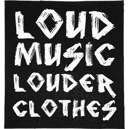 Loud Music, Louder Clothes Patch image 0