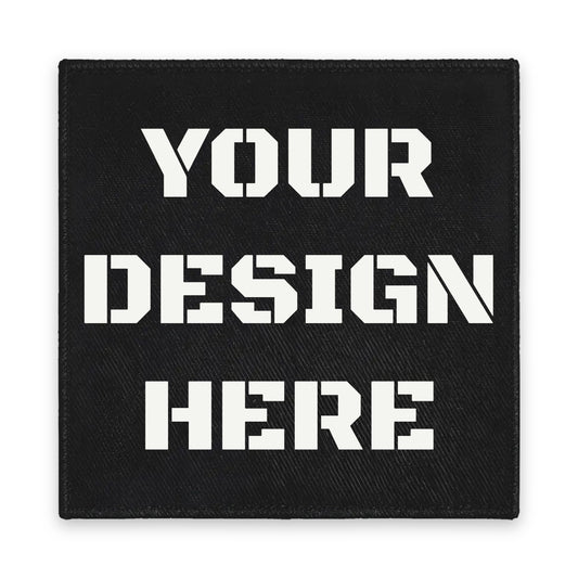 A sew-on patch with your design on it