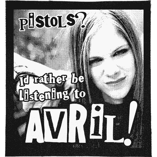 Rather be listening to Avril Patch image 0