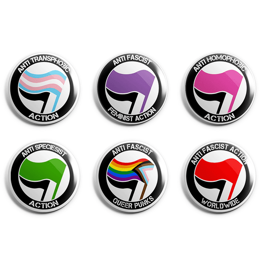 Antifa Various Pin Badge Pack image 0