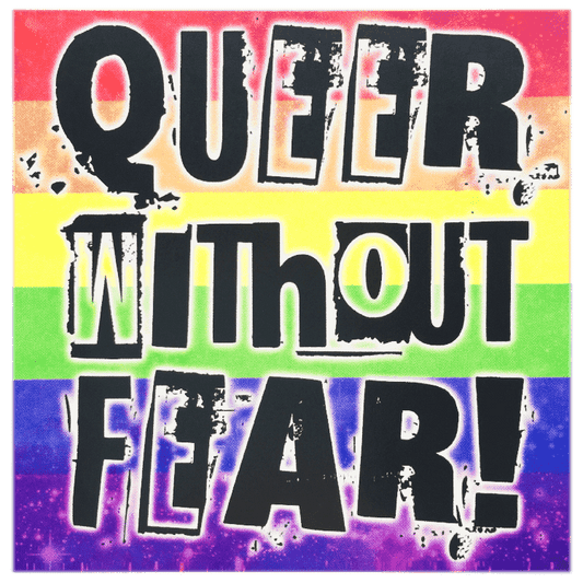 Queer Without Fear Stickers image 0