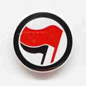 Antifa pin badge