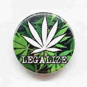 Legalize Weed Pin Badge