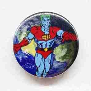 Captain Planet Pin Badge