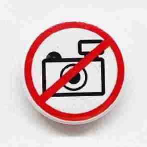 No Photos Pin Badge