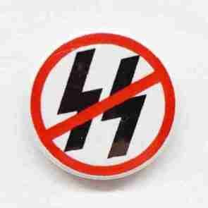 Anti SS Pin Badge