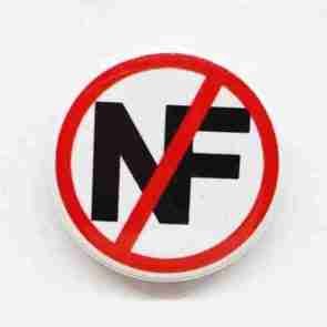 Anti NF Pin Badge
