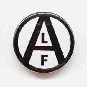 Animal Liberation Front Pin Badge
