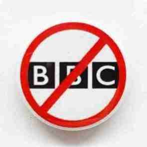 Anti BBC Pin Badge