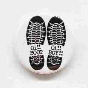 Oi Oi Boot Boy Pin Badge