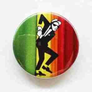 Ska Man Reggae Pin Badge