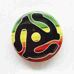 Record Spacer Reggae Pin Badge