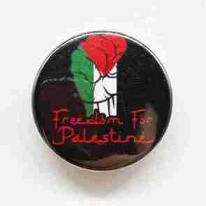 Freedom for Palestine Pin Badge