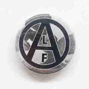 Animal Liberation Front Pin Badge
