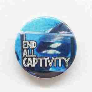 End all Captivity Pin Badge