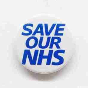 Save our NHS Pin Badge