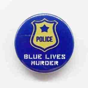 Blue Lives Murder Pin Badge