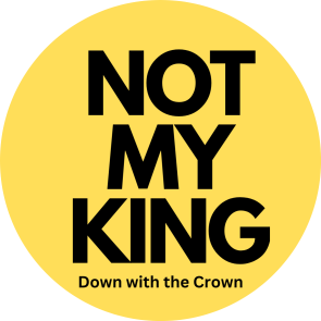 Not My King Badge
