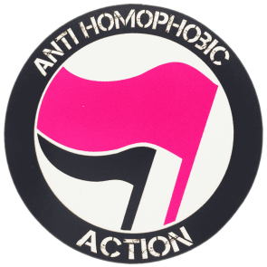 Anti Homophobic Action Stickers