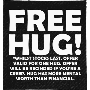 Free Hug Patch