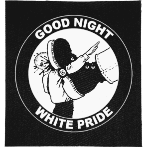 Goodnight White Pride Patch