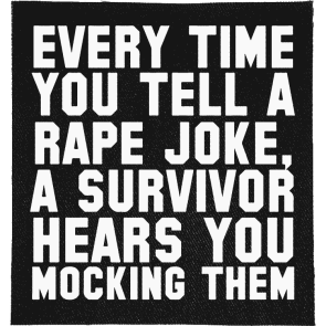 Rape Jokes Patch