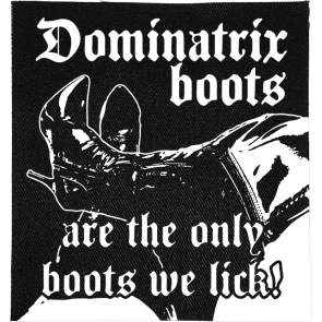 Dominatrix Boots Patch