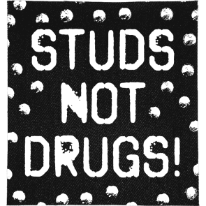 Studs Not Drugs Patch