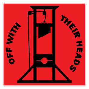 Off With Their Heads Stickers